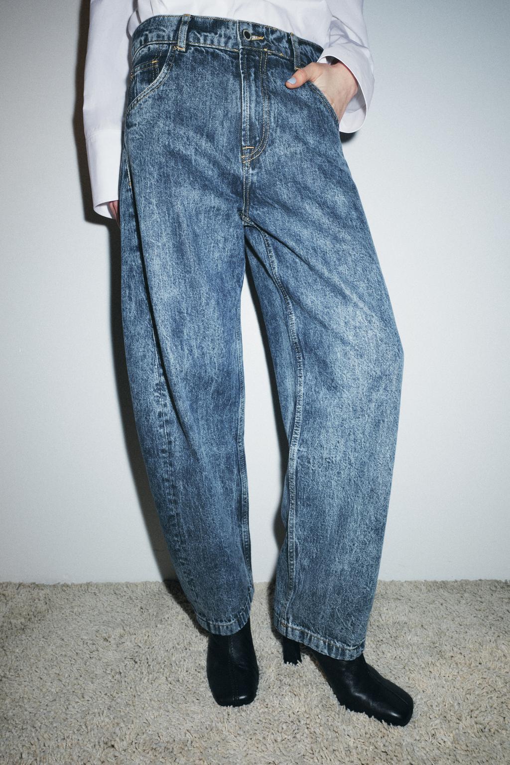 ДЖИНСЫ BALLOON С ВЫСОКОЙ ПОСАДКОЙ — ZW COLLECTION