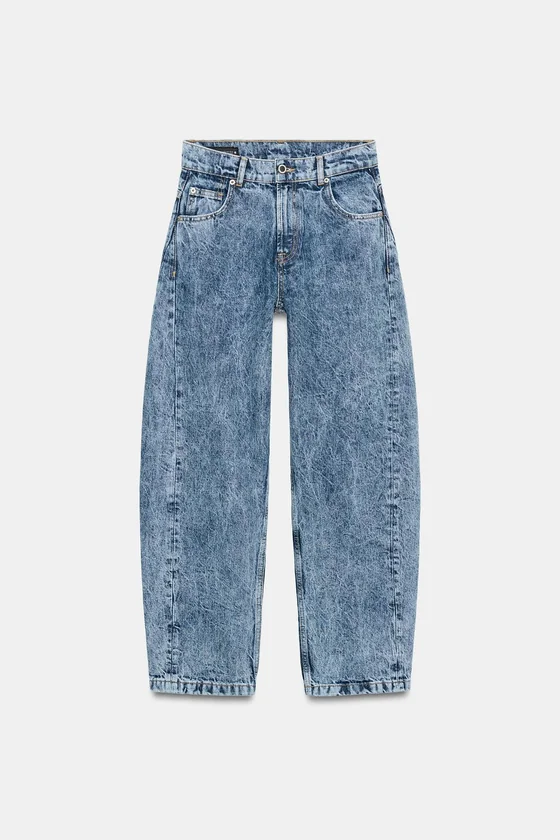 ДЖИНСЫ баллон С ВЫСОКОЙ ПОСАДКОЙ — коллекция Zara «ZW»