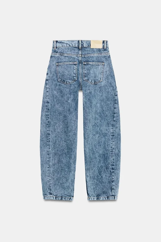 ДЖИНСЫ баллон С ВЫСОКОЙ ПОСАДКОЙ — коллекция Zara «ZW»