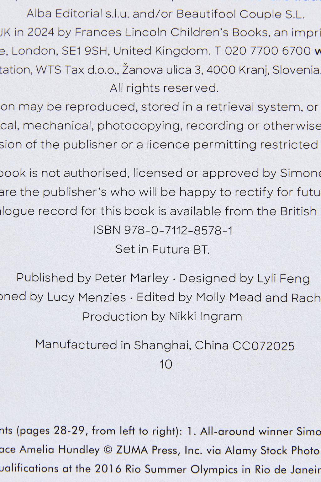 Детская книга. симона байлс