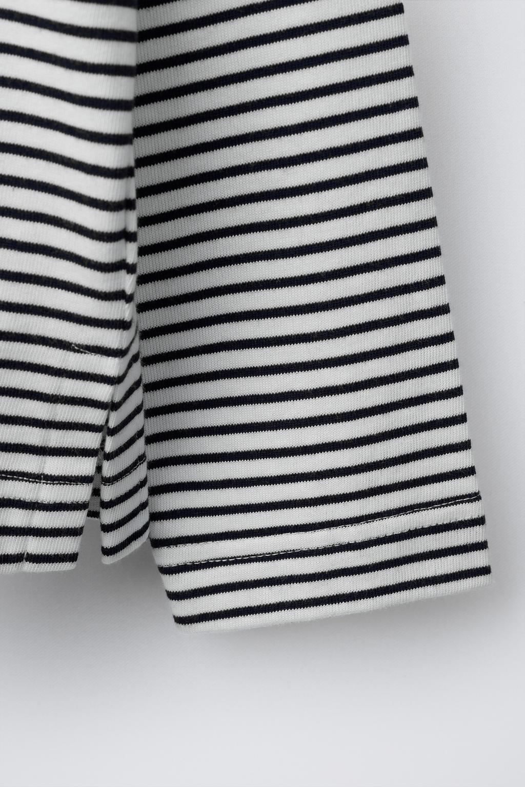 МАЙКА В ПОЛОСКУ С ВЫШИТЫМ СЕРДЦЕМ