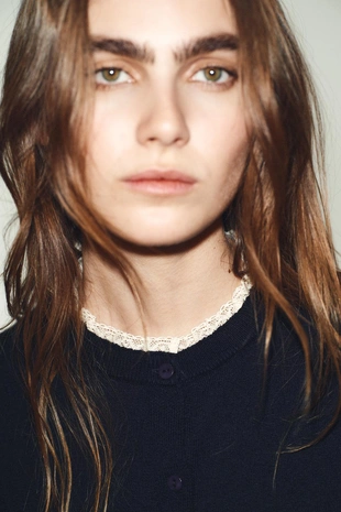 Кардиган с кружевной отделкой- Заказать в России