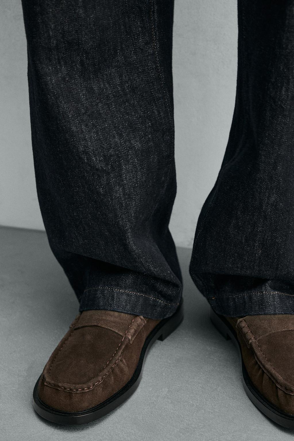 КОЖАНЫЕ ЛОФЕРЫ С ПЛАНКОЙ