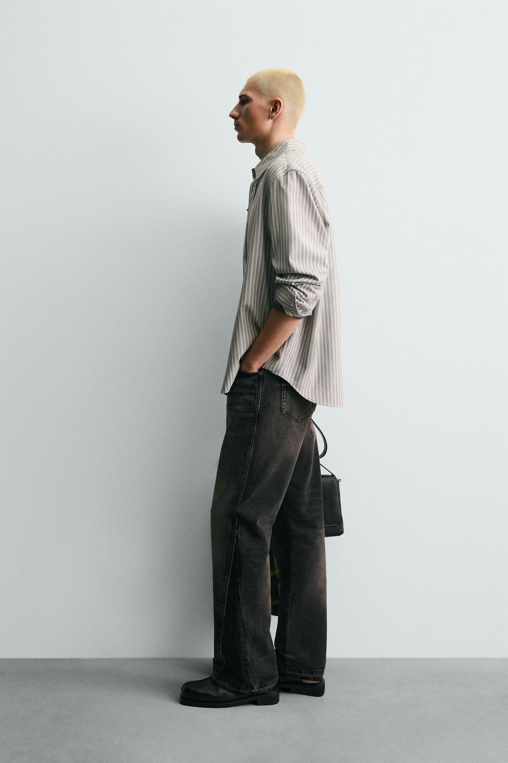 РУБАШКА RELAXED FIT В ПОЛОСКУ