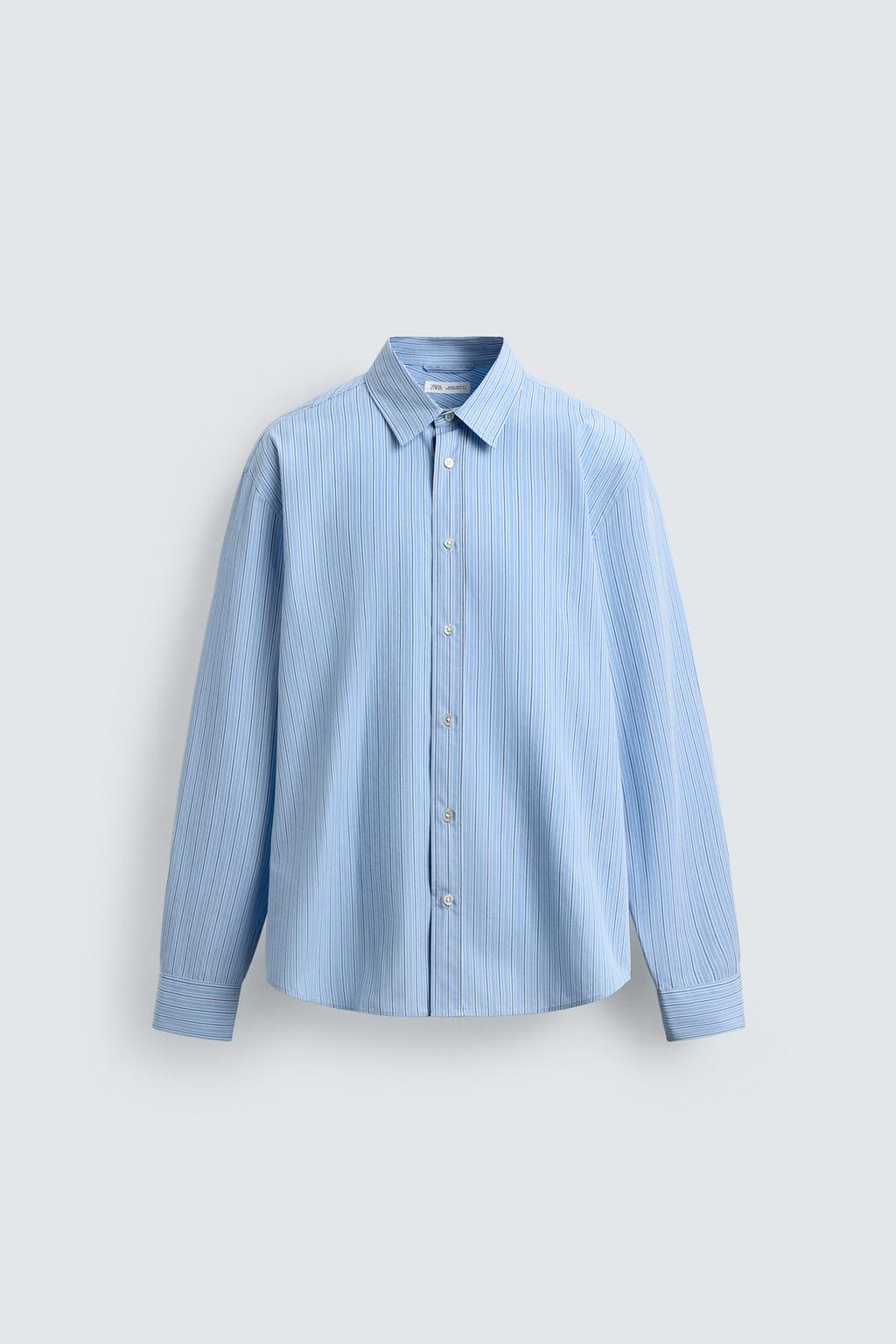 РУБАШКА СВОБОДНОГО КРОЯ В ПОЛОСКУ