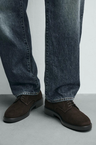 Кожаные туфли- Заказать в России