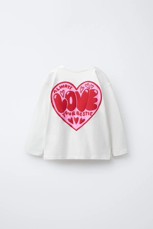 Лонгслив с рельефным принтом- Заказать в России