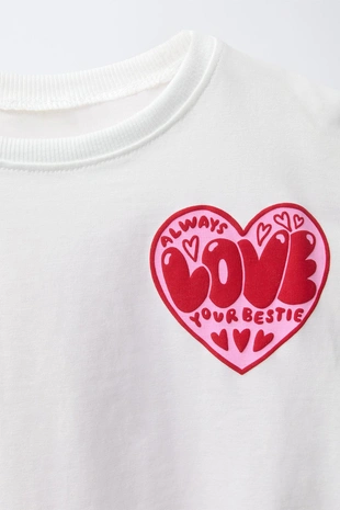 Лонгслив с рельефным принтом- Заказать в России