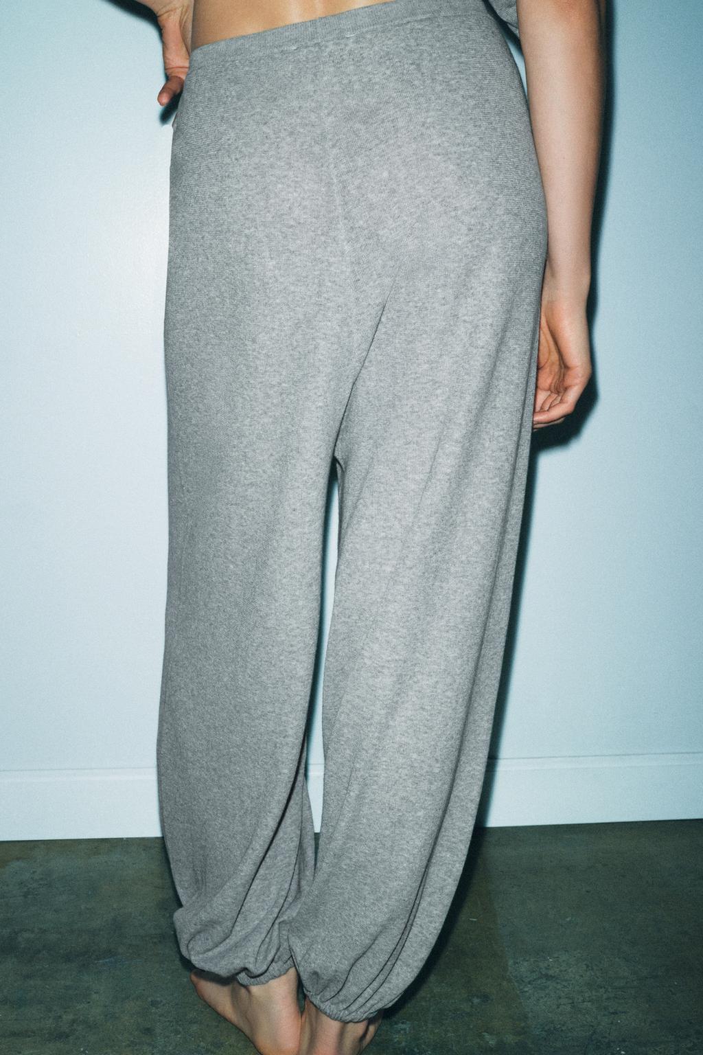 ТРИКОТАЖНЫЕ БРЮКИ-АЛАДДИН ИЗ СМЕСОВОГО ХЛОПКА