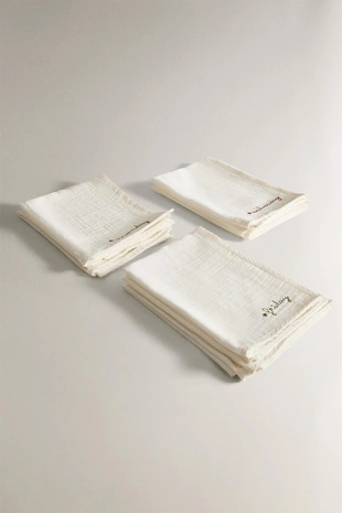 Набор детских муслиновых пеленок (7 штук)- Заказать в России