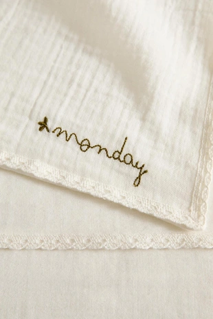 Набор детских муслиновых пеленок (7 штук)- Заказать в России