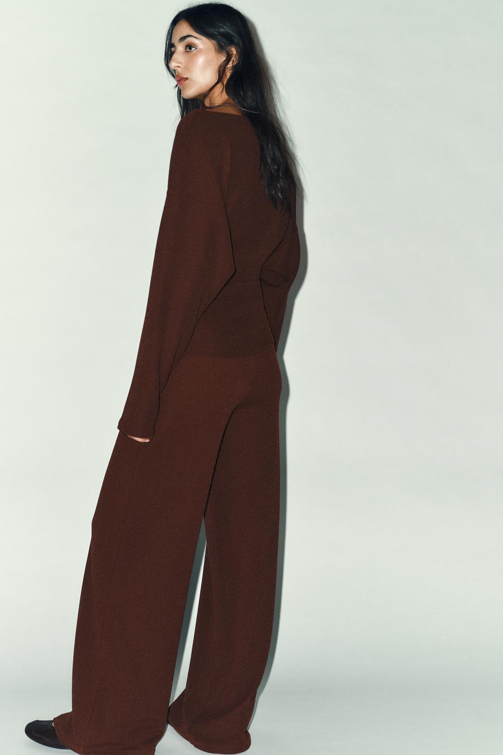 ШИРОКИЕ ФАКТУРНЫЕ БРЮКИ