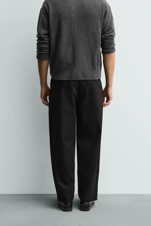 Брюки BALLOON FIT из рельефной ткани- Заказать в России