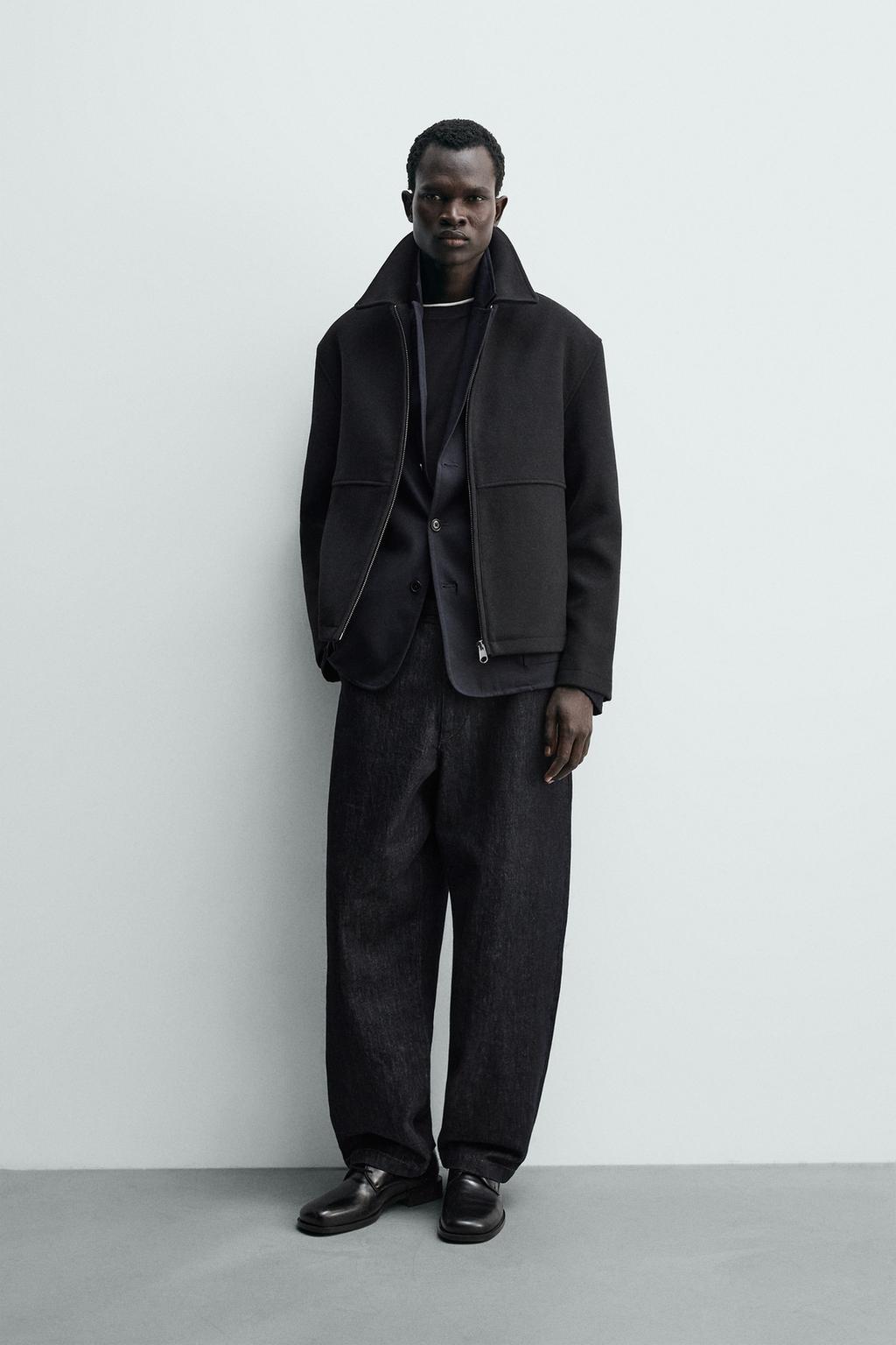 КУРТКА-БОМБЕР ИЗ ТКАНИ «ЁЛОЧКА» НА МОЛНИИ