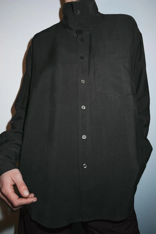 Струящаяся рубашка оверсайз — ZW COLLECTION- Заказать в России