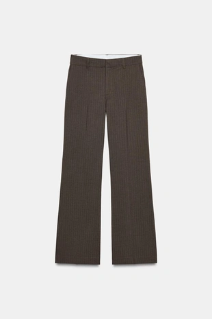 Брюки в тонкую полоску- Заказать в России