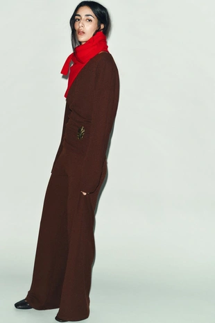 Фактурный топ с пряжкой- Заказать в России