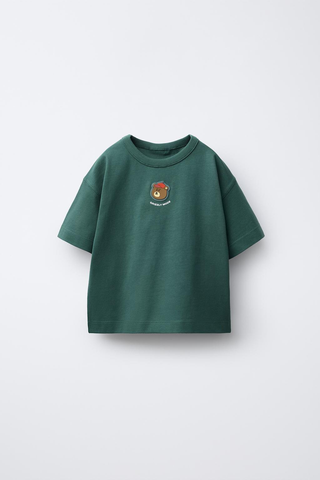 ФУТБОЛКА С АППЛИКАЦИЕЙ ИЗ РЕЗИНЫ