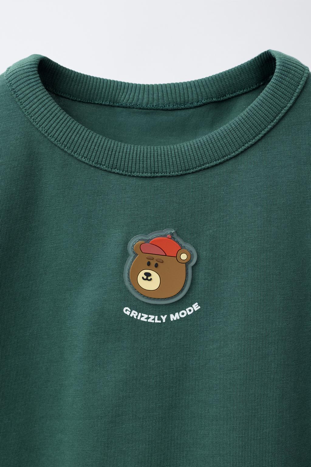 ФУТБОЛКА С АППЛИКАЦИЕЙ ИЗ РЕЗИНЫ