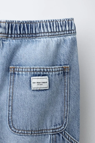 Джинсы-карпентер с разрезами- Заказать в России