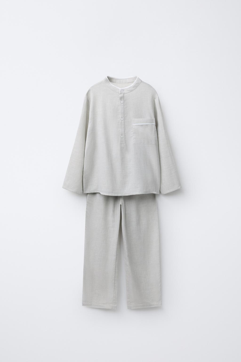 2-6 ЛЕТ/ПИЖАМА С РУБАШКОЙ-ХЕНЛИ