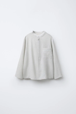 2-6 лет/пижама с рубашкой-хенли- Заказать в России