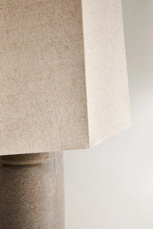 Настольная лампа из каменной керамики- Заказать в России