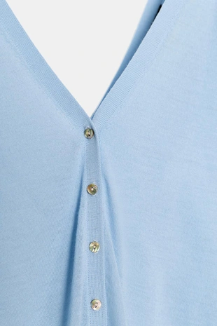 Кардиган с V-образным вырезом