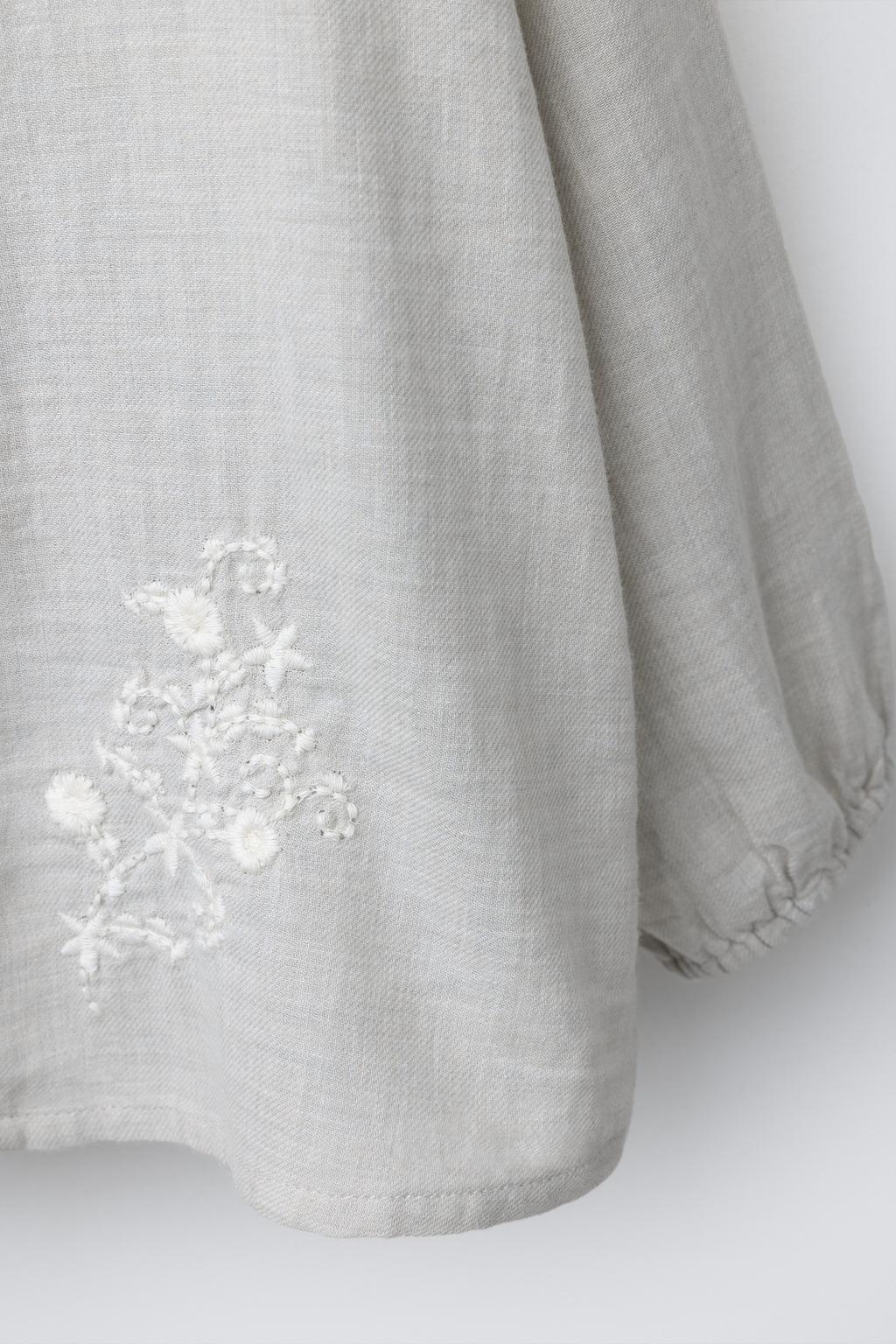 6-14 ЛЕТ/ПИЖАМА С ВЫШИВКОЙ «ЦВЕТЫ»