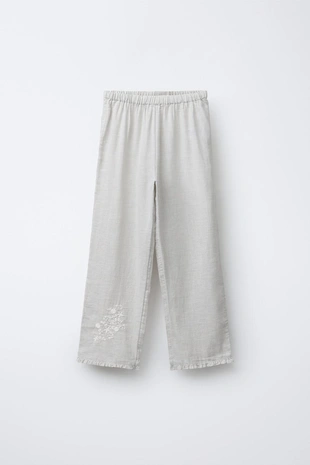 6-14 лет/пижама с вышивкой «цветы»- Заказать в России