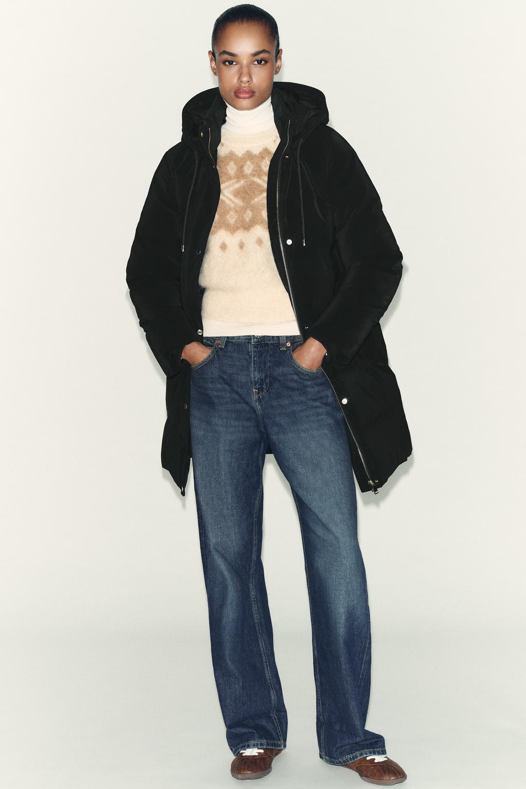 ВЕТРОЗАЩИТНЫЙ АНОРАК СРЕДНЕЙ ДЛИНЫ ИЗ ПРОРЕЗИНЕННОЙ ТКАНИ