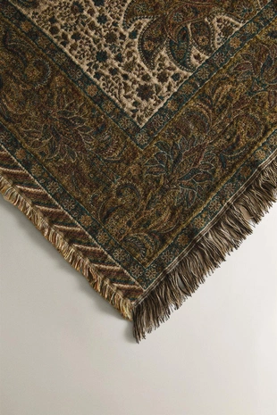 Плед с орнаментом PAISLEY- Заказать в России