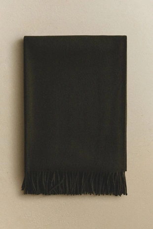 Плед с бахромой- Заказать в России