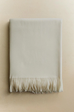 Плед с бахромой- Заказать в России