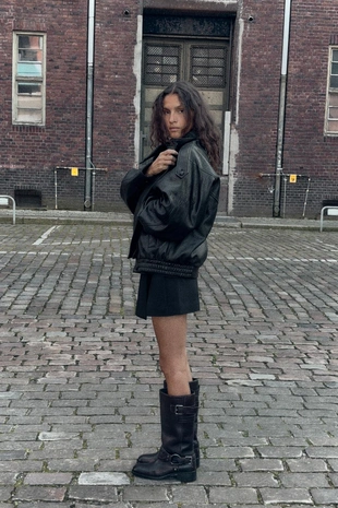 Купить Zara Куртка из искусственной кожи