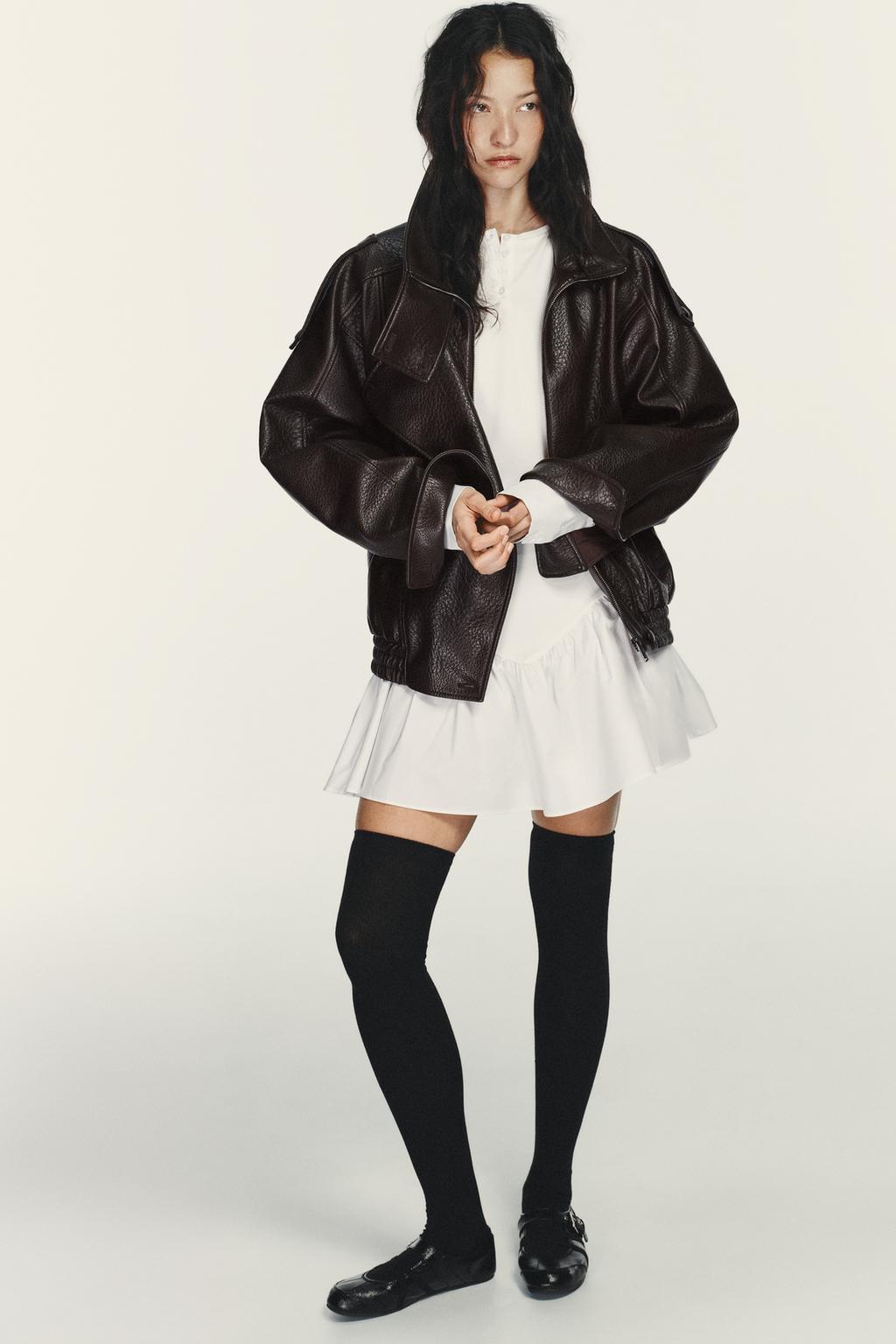 КУРТКА ИЗ ИСКУССТВЕННОЙ КОЖИ