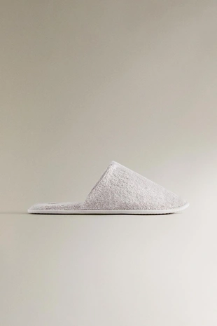 Тапочки для ванной из махровой ткани