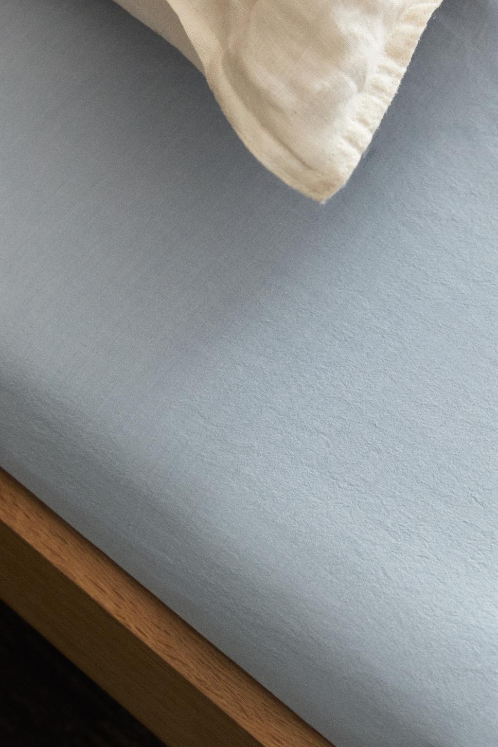 Детский простынный комплект из хлопка, окрашенный