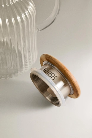 Стеклянная кувшин с фильтром из боросиликатного стекла- Заказать в России