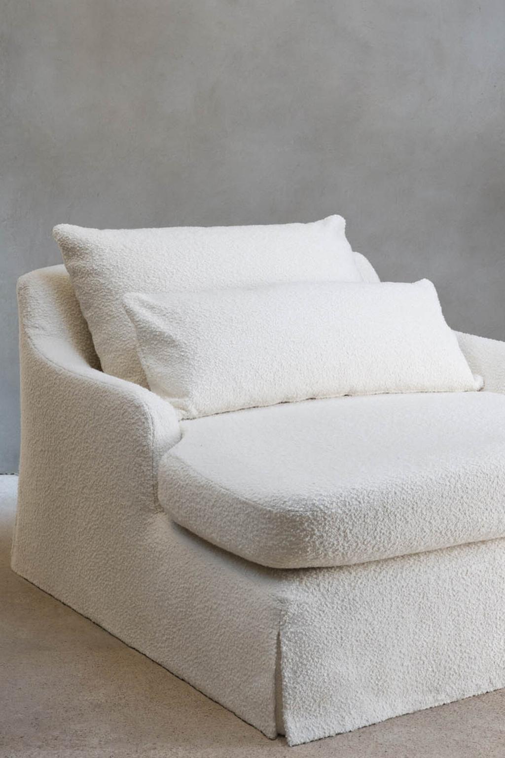 Чехол для двуспального дивана 01 из букле