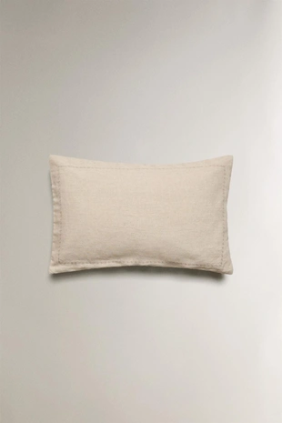 Стеганая наволочка из льна для одеял с точечным узором- Заказать в России