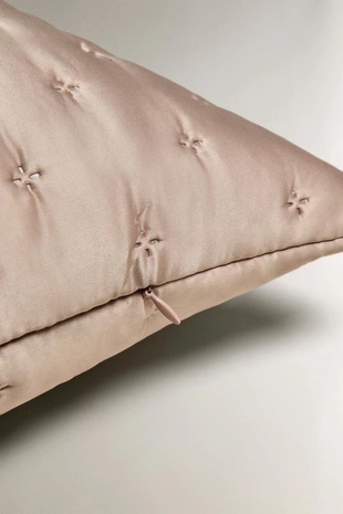 Чехол для подушки квилтов с узлами