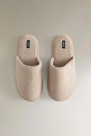 Тапочки для ванной из махрового ворса