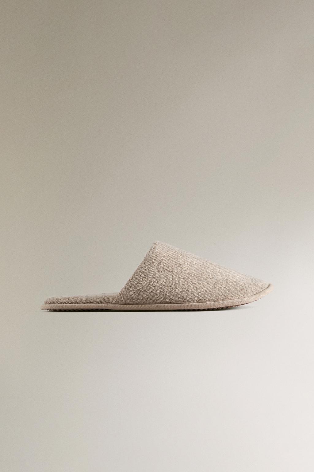 Тапочки для ванной из махрового ворса