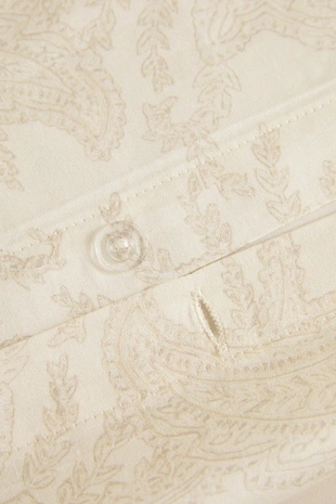 Покрывало сатиновое с рисунком пейсли- Заказать в России