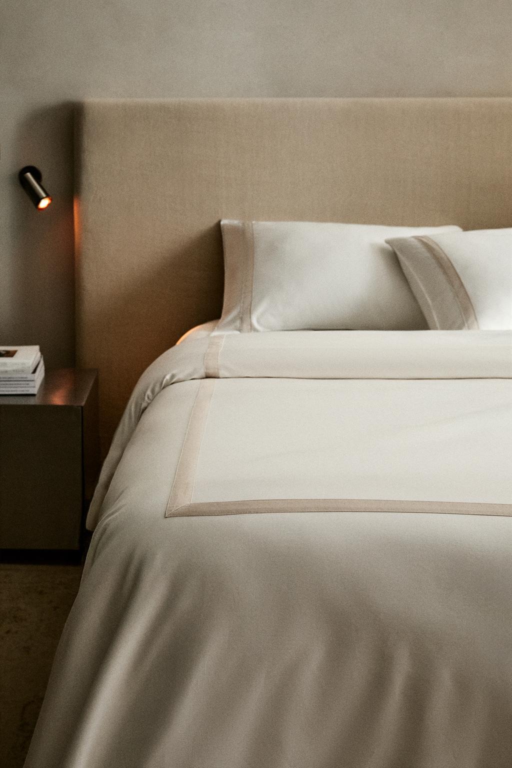 Сатиновое одеяло с отделкой (300 нитей)