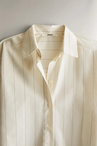 Рубашка в полоску- Заказать в России