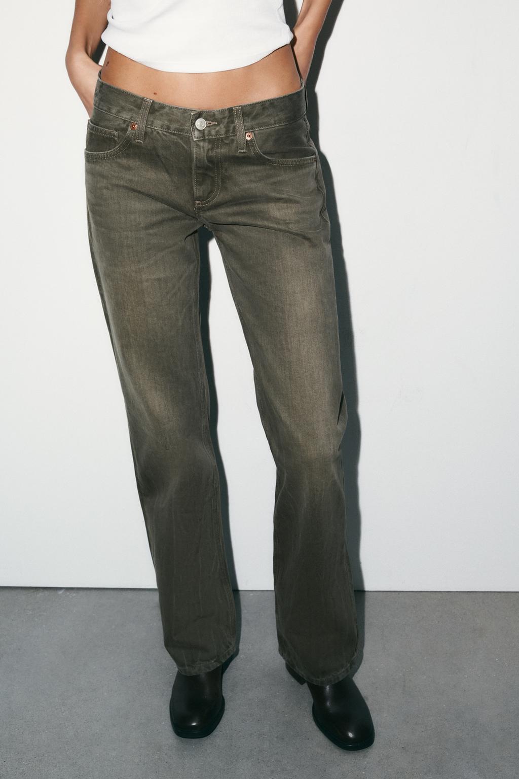 ДЖИНСЫ TRF WIDE-LEG С НИЗКОЙ ПОСАДКОЙ