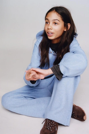 Трикотажные брюки WIDE LEG- Заказать в России