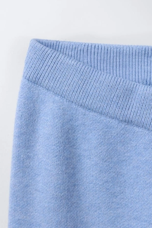 Трикотажные брюки WIDE LEG- Заказать в России